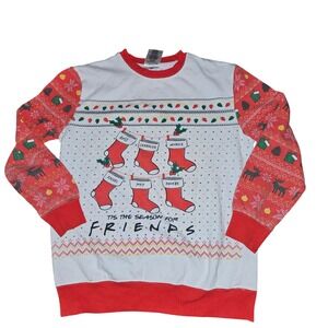 F.R.I.E.N.D.S. Christmas Sweater Ugly Holiday TV Series Crewneck Size S